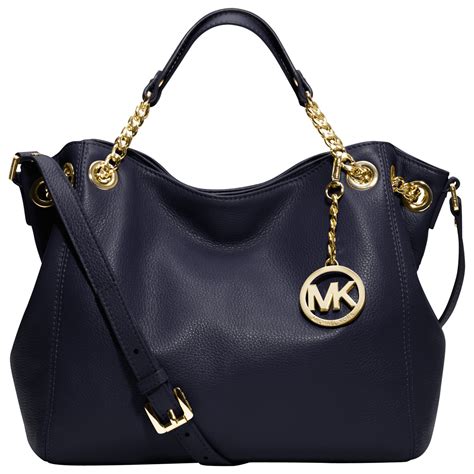 blue and black michael kors bag|michael kors navy blue handbags.